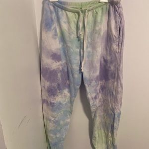 Tie dye sweatpants size Small